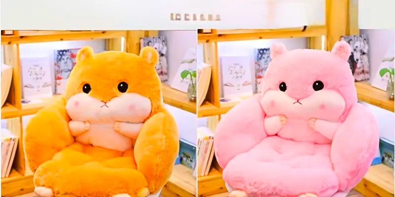 Giant Hamster Chair Cushion