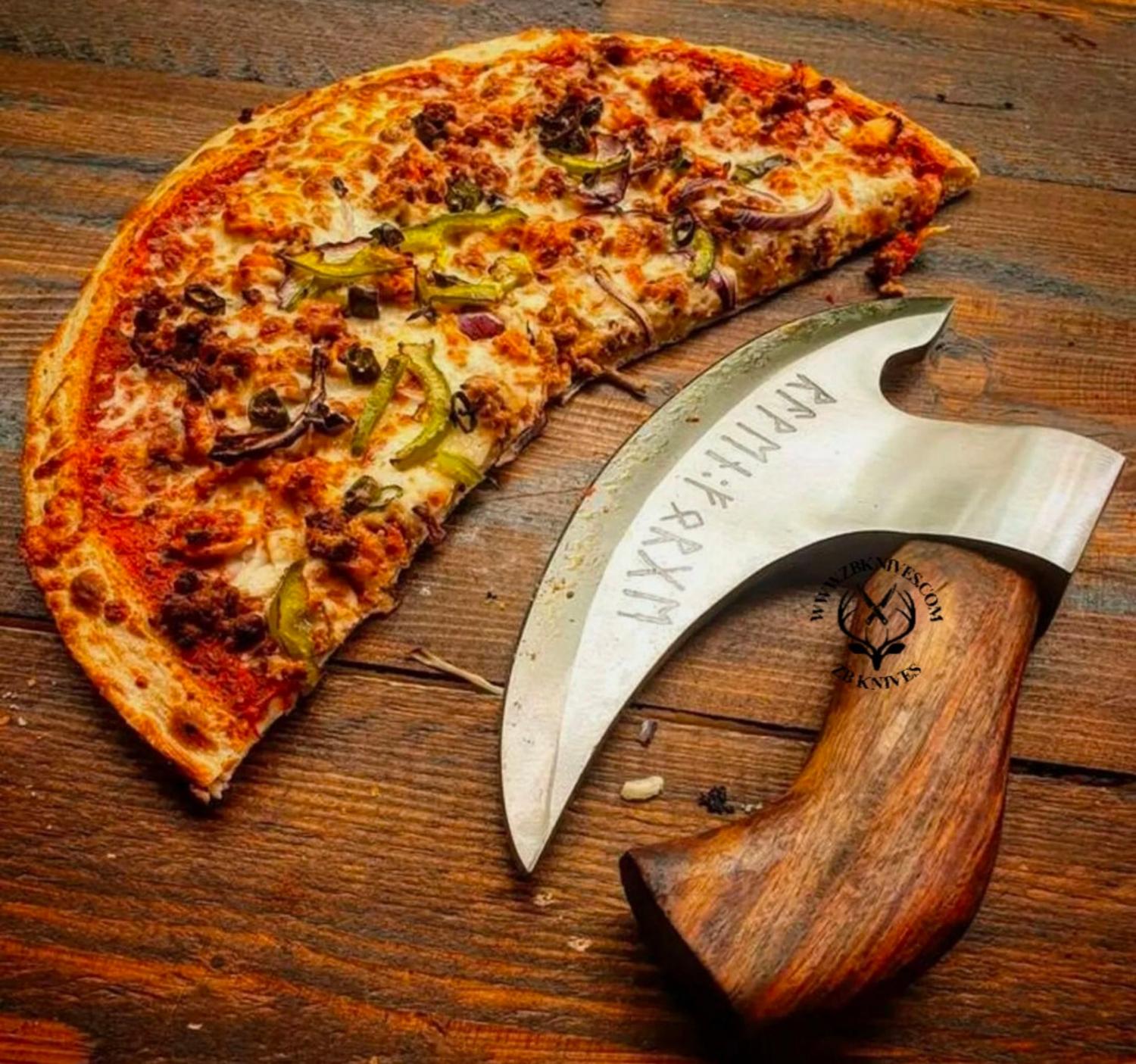 Hand Forged Viking Pizza Axe