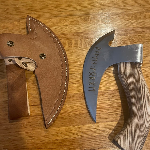 Hand Forged Viking Pizza Axe