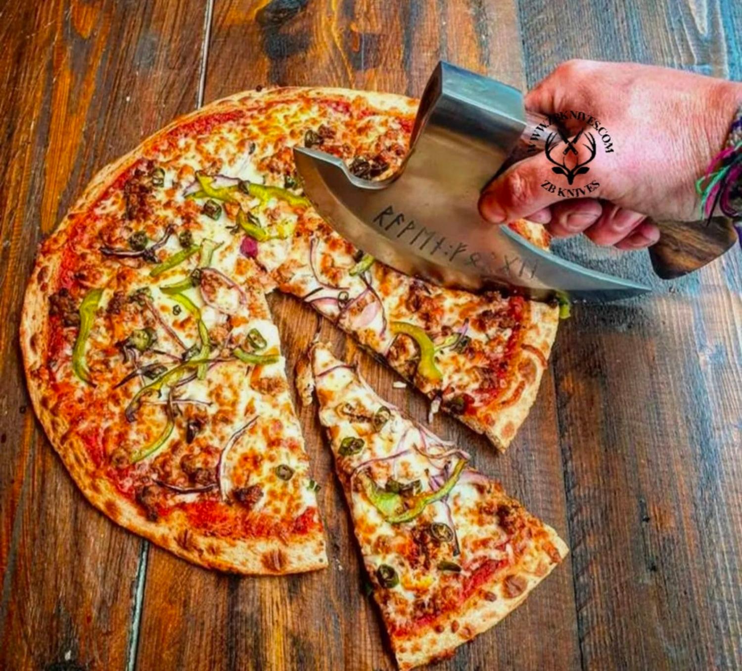 Hand Forged Viking Pizza Axe