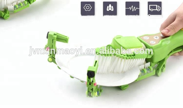 Handheld Automatic Dish Scrubber - Dish washing gadget automatically spins dish while it scrubs