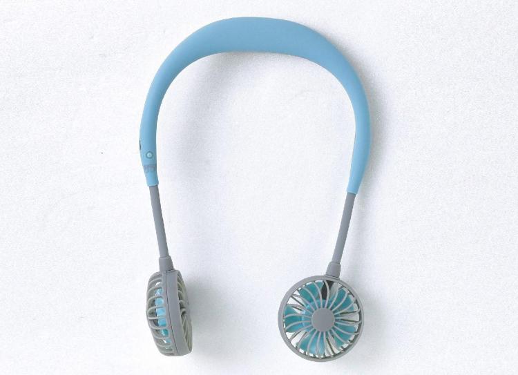 Hands-free neck fan - dual fans that wraps around your neck - W-fan spice of life