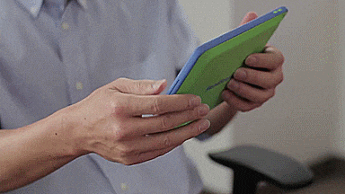Handycase Makes Your iPad Transparent - GIF