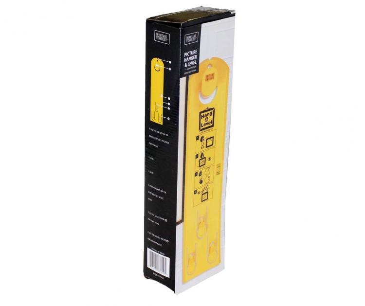 Hang and Level Easy Picture Hanging Tool With 2 Built-in Levels