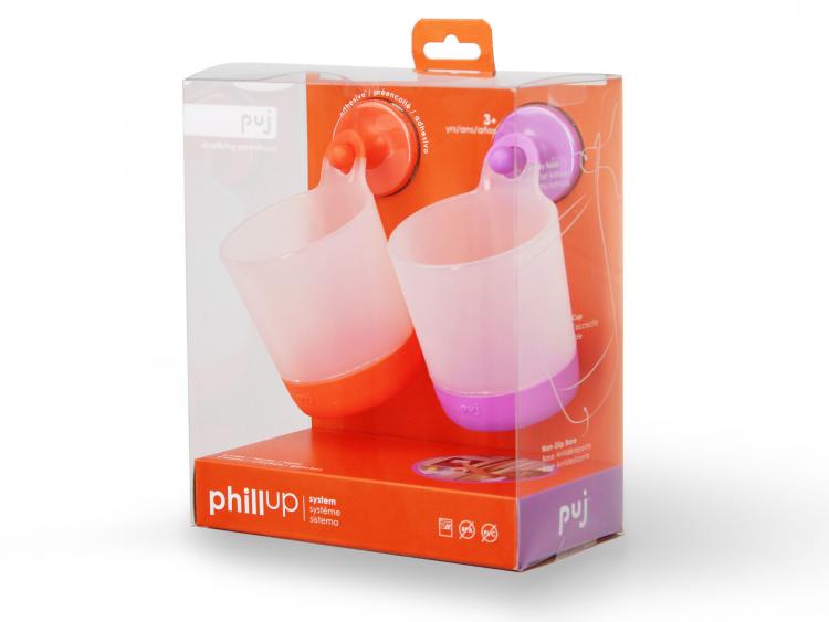 Puj PhillUp Kids Hanging Cups - Refrigerator Hanging Kids Cups