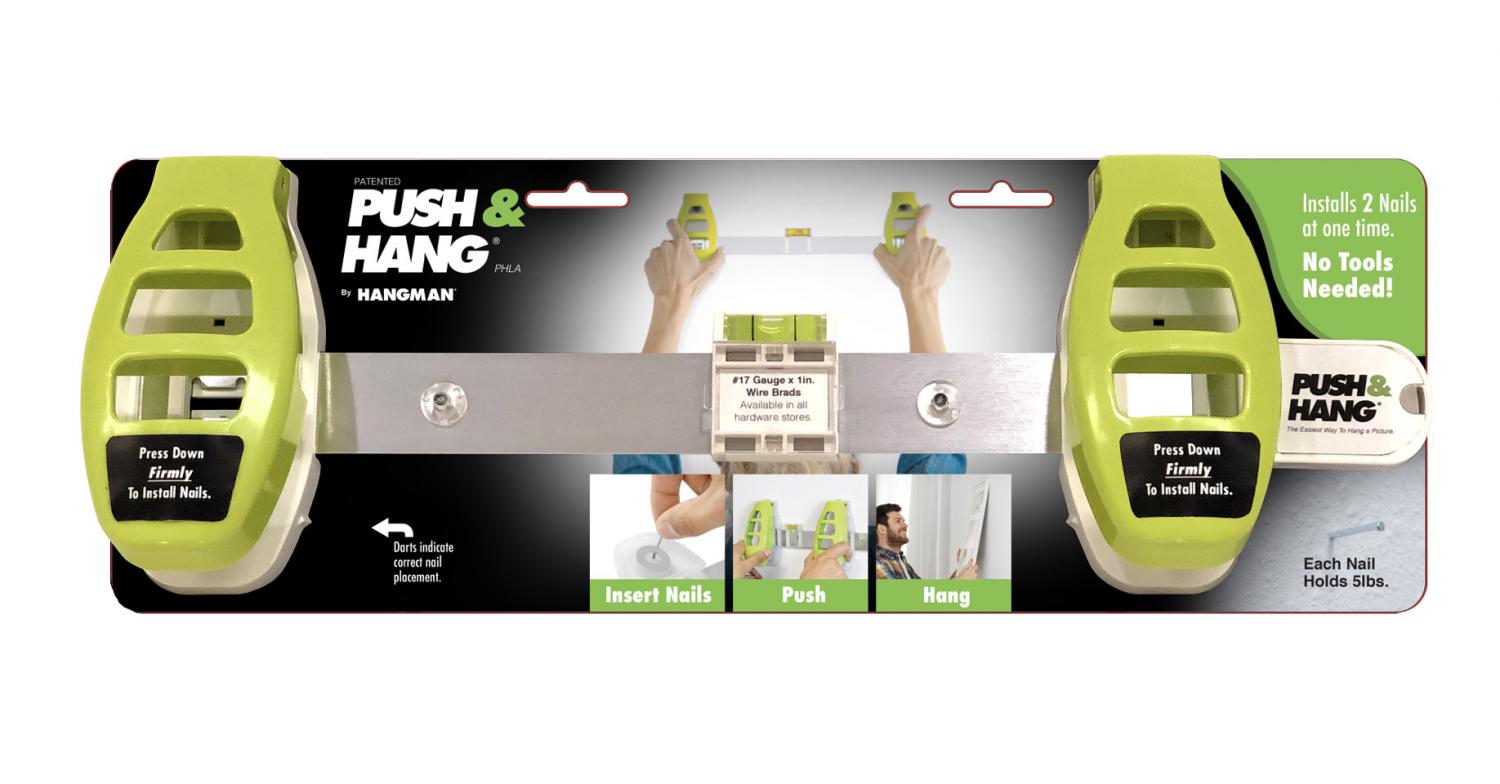 Hangman Push and Hang Automatic picture hanger