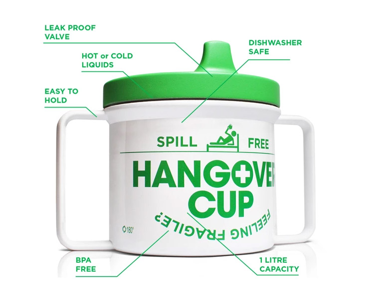 Hangover Cup - Giant Sippy Cup For Adults