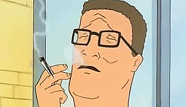 Hank Hill Getting High
