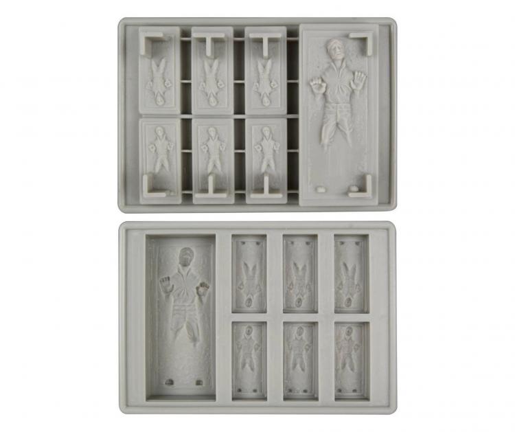 Hans Solo in Carbonite Ice Tray - Star Wars Hans Solo Stuck in Carbonite Silicone Ice Tray