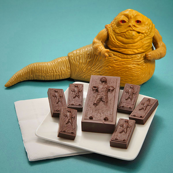 Hans Solo in Carbonite Ice Tray - Star Wars Hans Solo Stuck in Carbonite Silicone Ice Tray