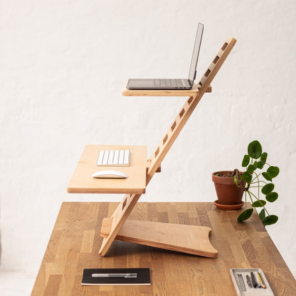 Harmoni Desk wooden standing desk attachment