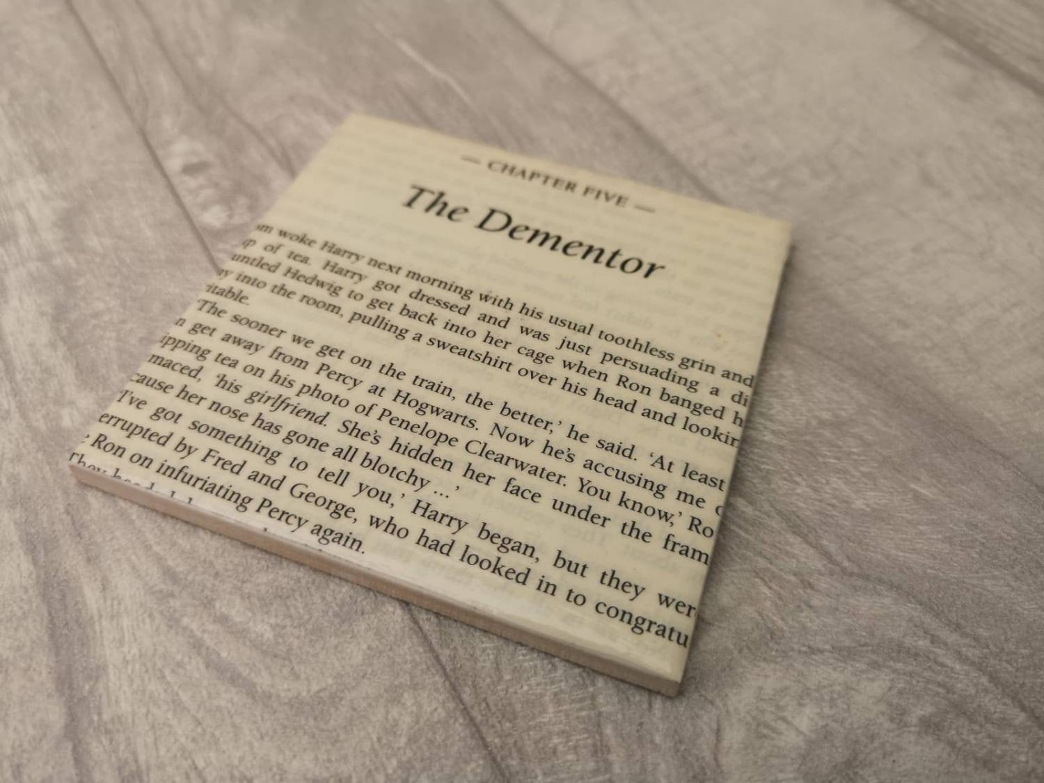 Harry Potter Novel Coasters Let You Read a Page Every Time You Put Your Cup Down