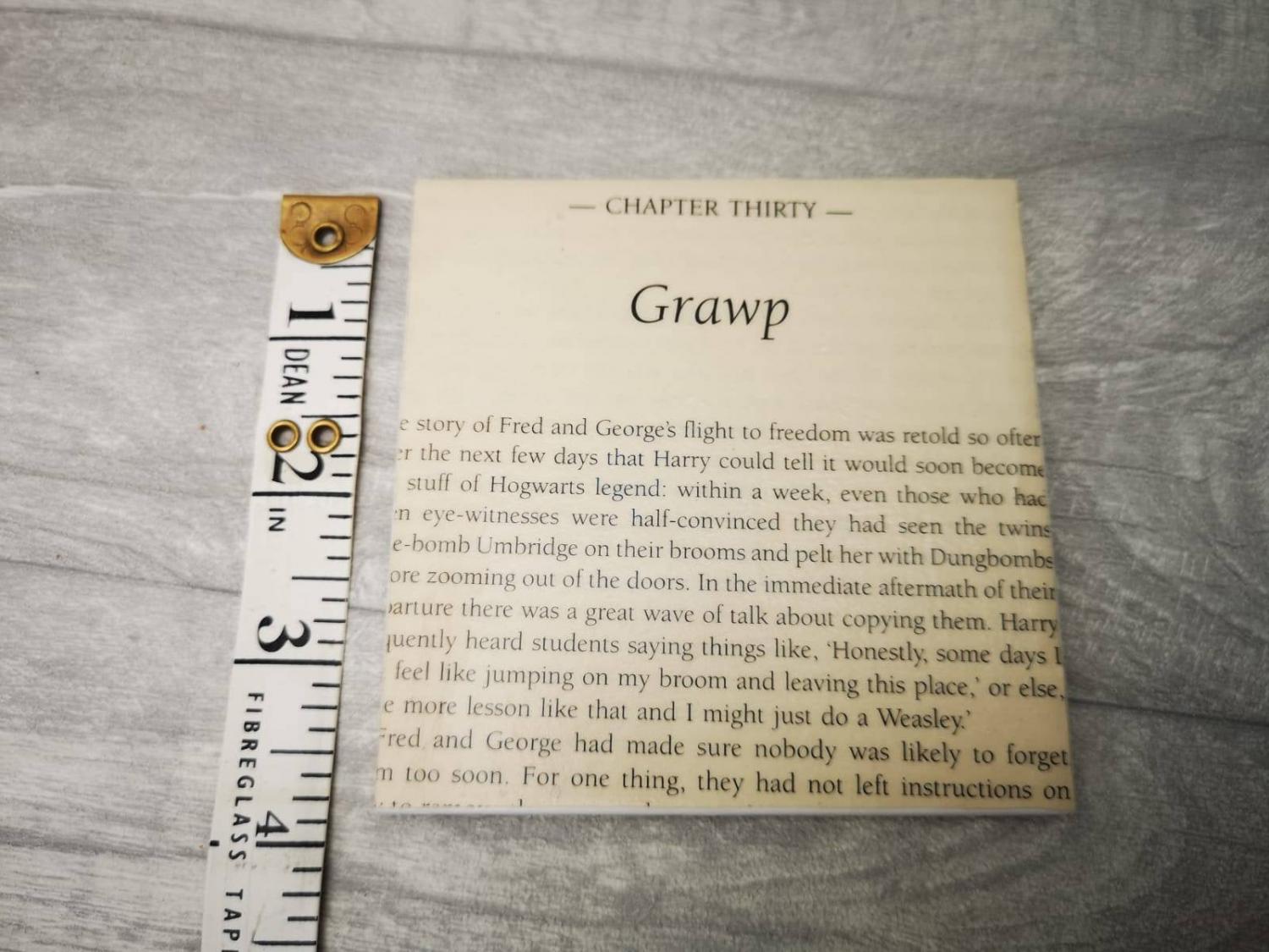 Harry Potter Novel Coasters Let You Read a Page Every Time You Put Your Cup Down
