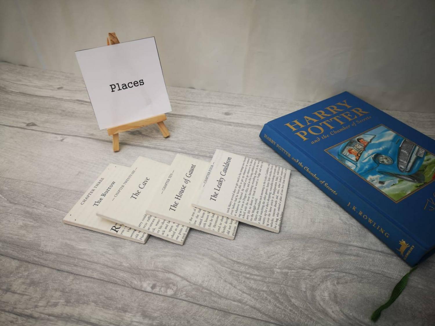 Harry Potter Novel Coasters Let You Read a Page Every Time You Put Your Cup Down