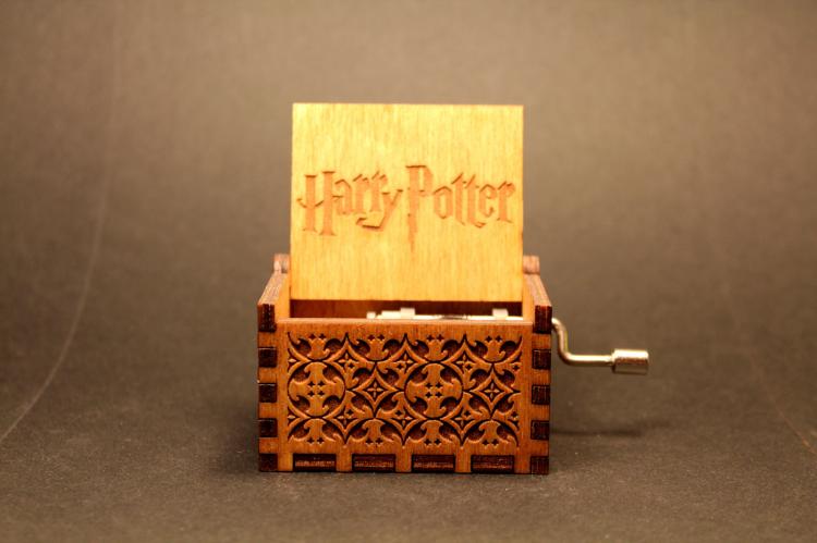 Harry Potter Theme Wooden Music Box - Harry Potter Music Box