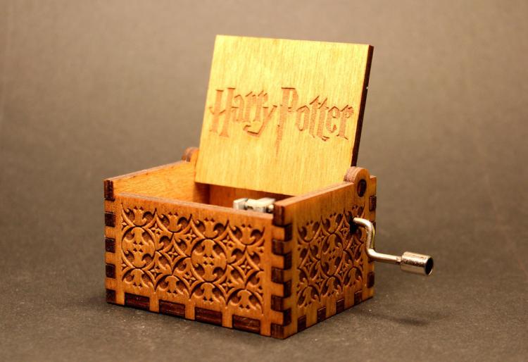 Harry Potter Theme Wooden Music Box - Harry Potter Music Box