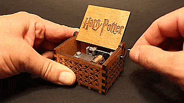 Harry Potter Theme Wooden Music Box - Harry Potter Music Box