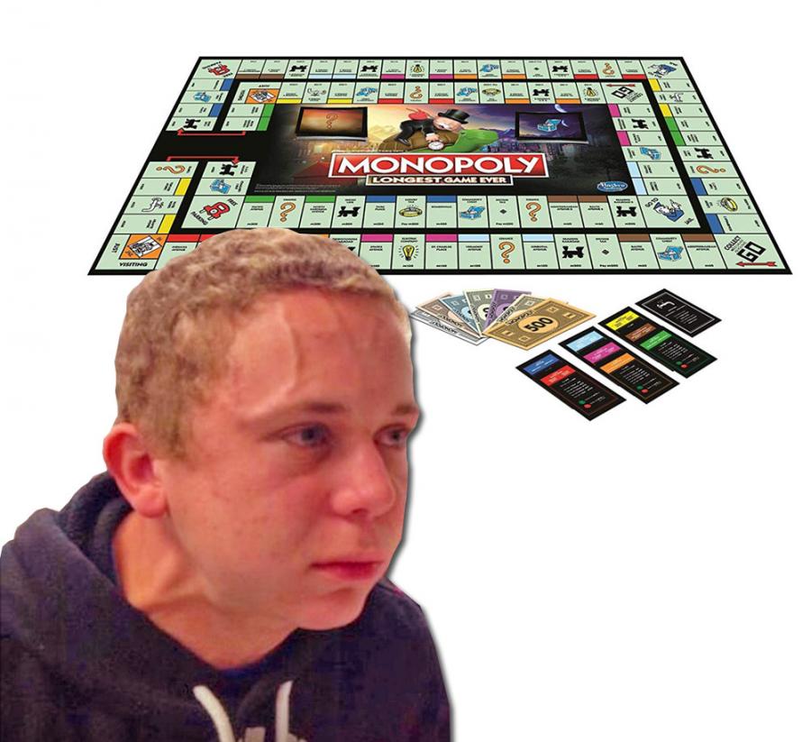 extra long version of Monopoly that takes twice as long to play