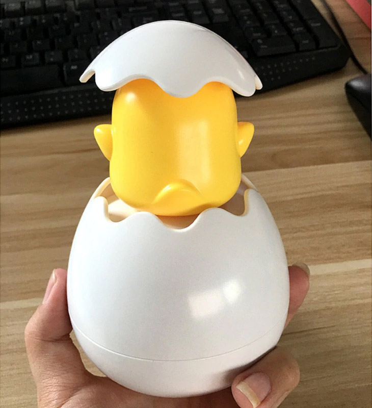 Hatching Egg Duck Bath Toy - Shower spray ducky in egg water table toy