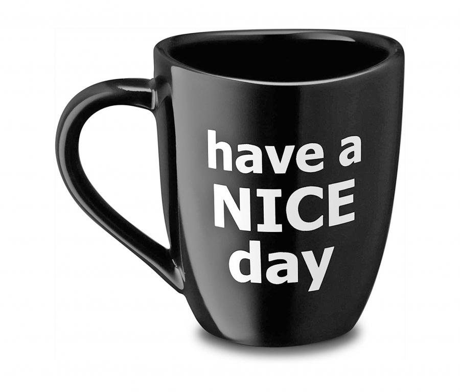 Have a Nice Day Middle Finger Mug