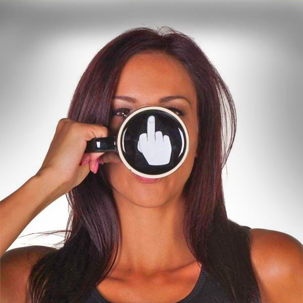 Have a Nice Day Middle Finger Mug