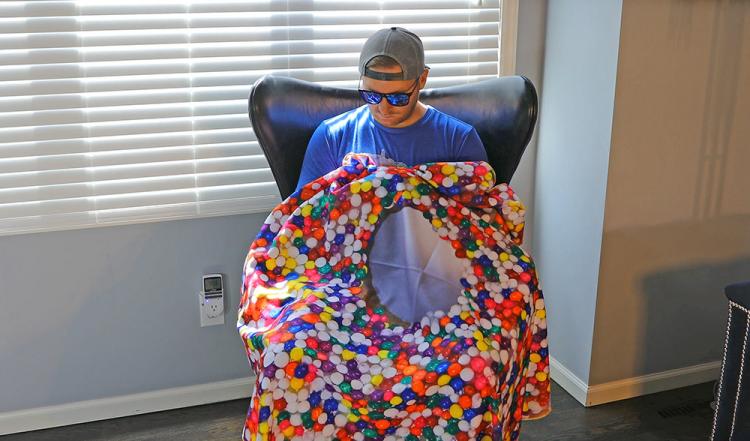 HD Print Food Blankets - Giant Pizza, Cheeseburger, and Donut Blankets