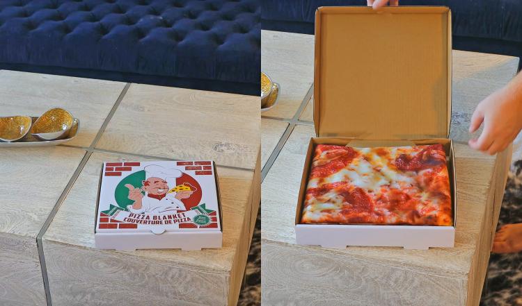 HD Print Food Blankets - Giant Pizza, Cheeseburger, and Donut Blankets