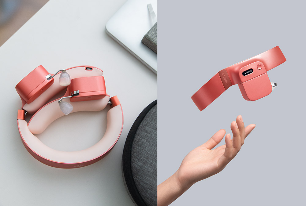 Lerou Automatic Head Massaging Robot - Head-Mounted Robot Massages Your Head and Neck