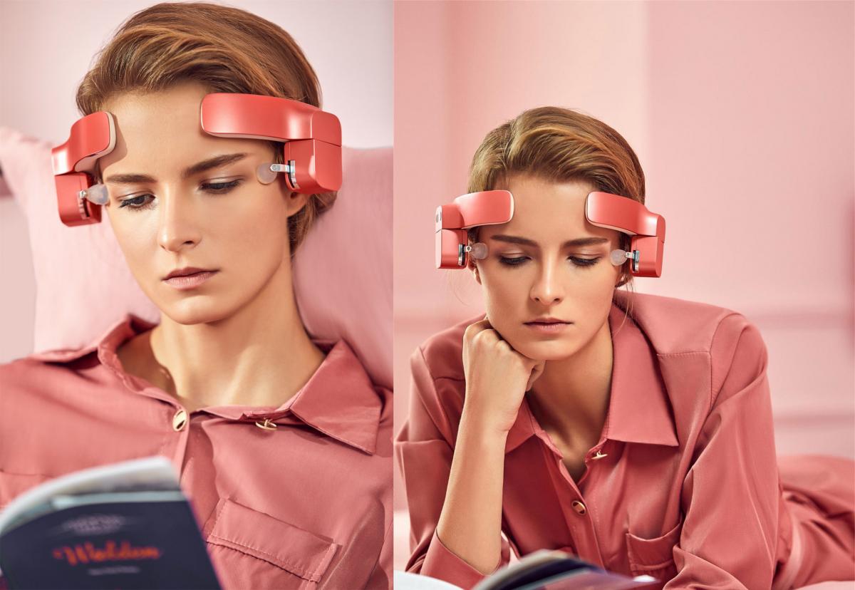 Lerou Automatic Head Massaging Robot - Head-Mounted Robot Massages Your Head and Neck