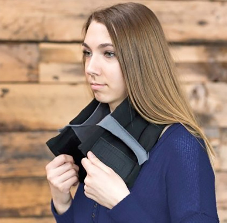 Headache Relief Hat - Ice holding head wrap helps relieve headaches and neck strain