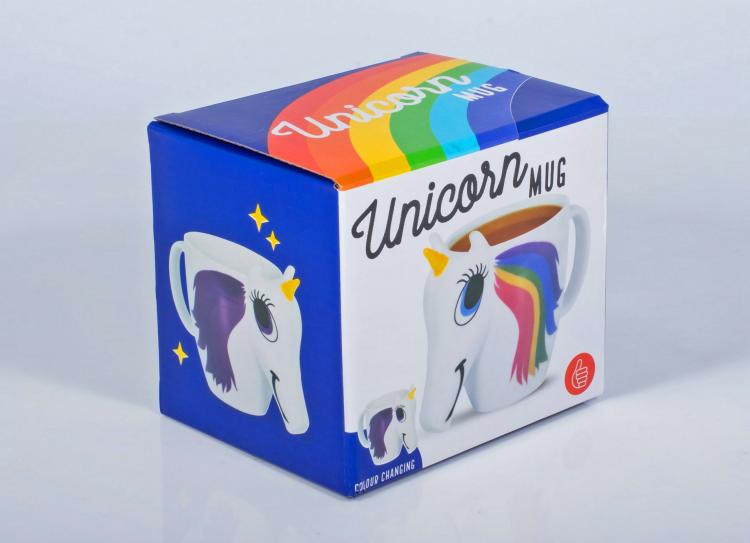 Rainbow Unicorn Color Changing Mug - Heat Changing Rainbow Unicorn Coffee Mug