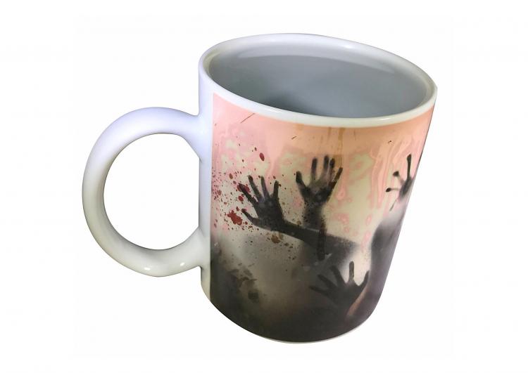 Walking Dead Heat Changing Coffee Mug - Zombie Coffee Mug Makes Zombies appear with hot liquid
