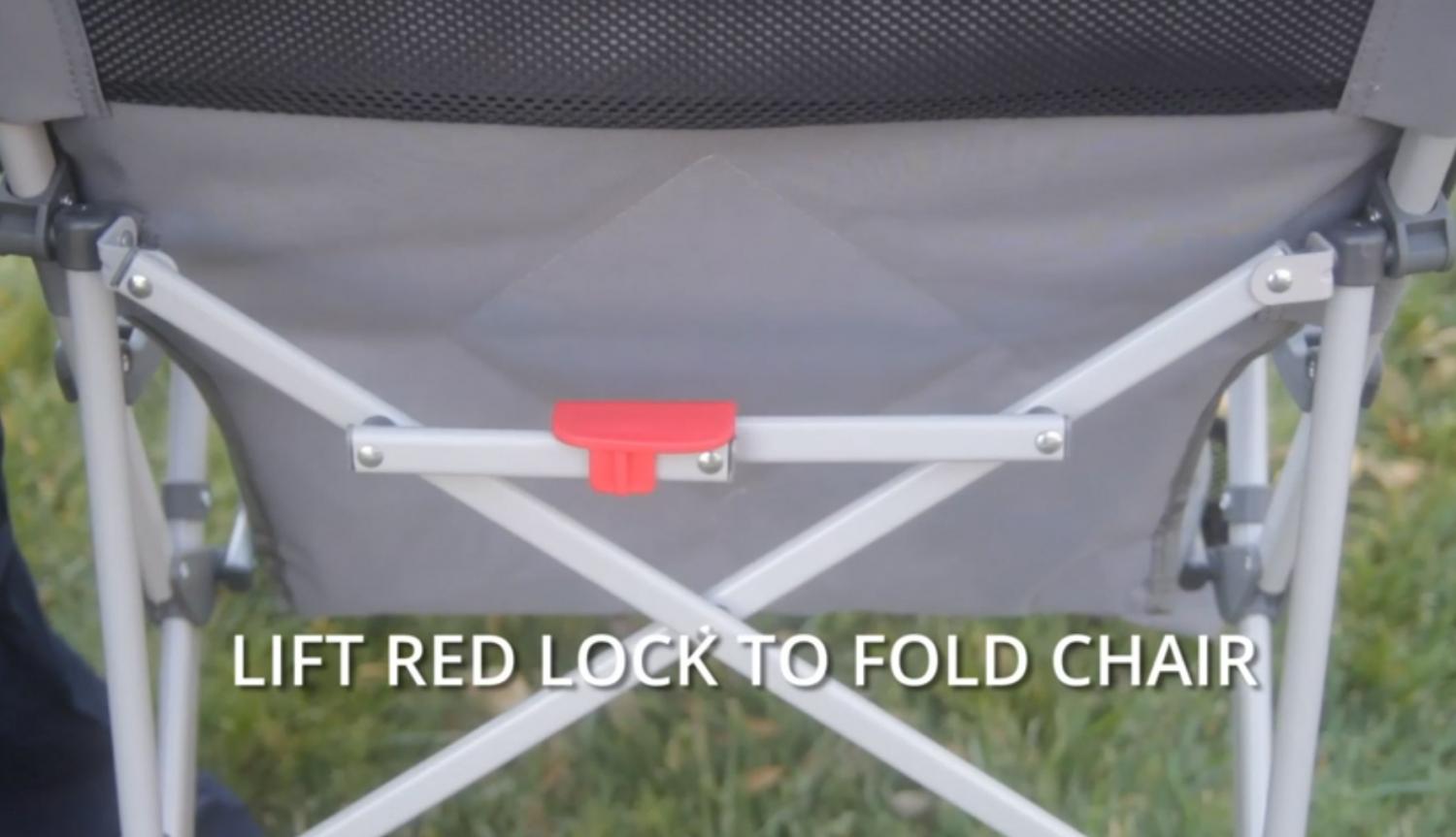 Heated Camping Chair - Electric folding camping chair with heated seat