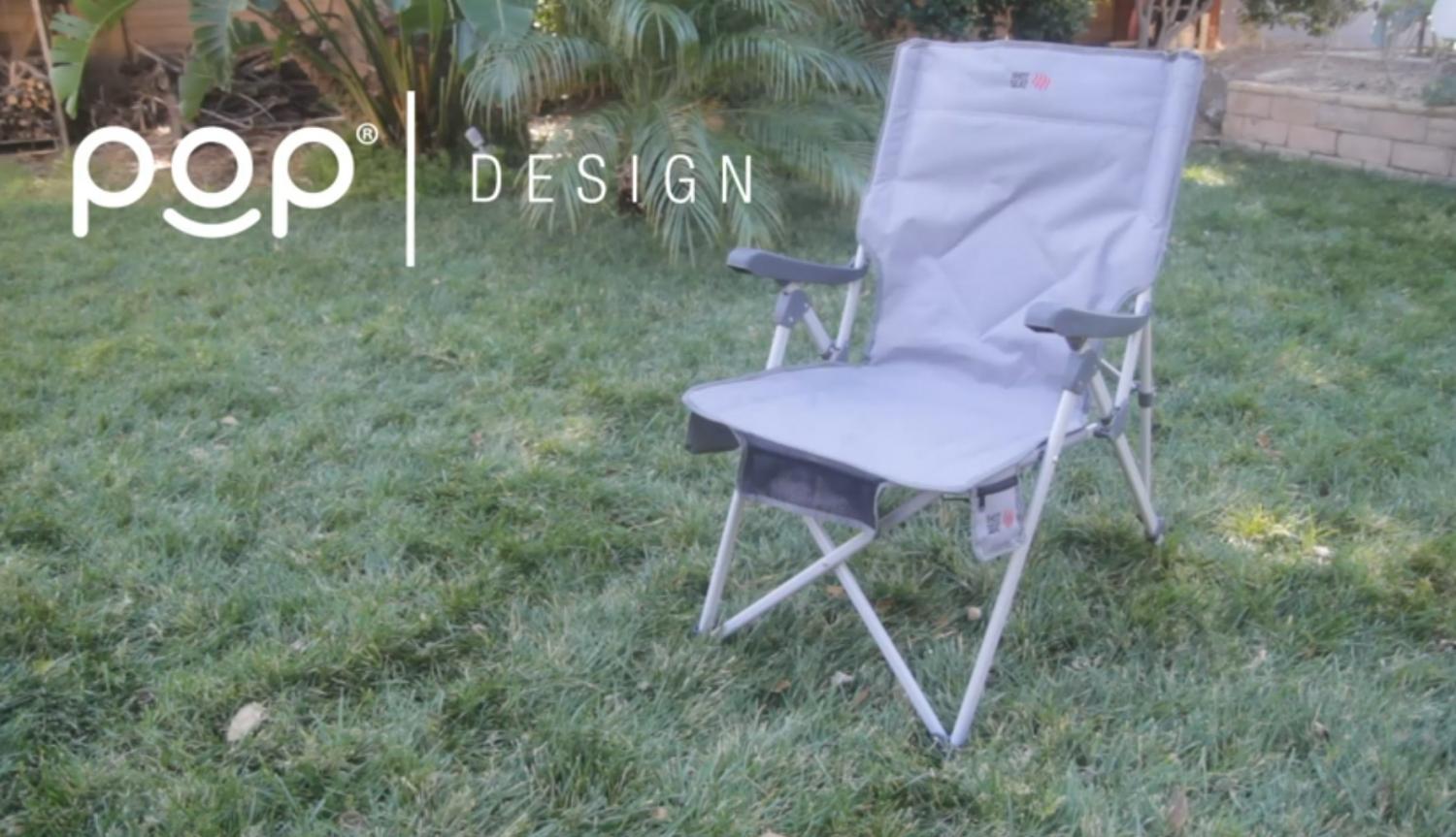 Heated Camping Chair - Electric folding camping chair with heated seat