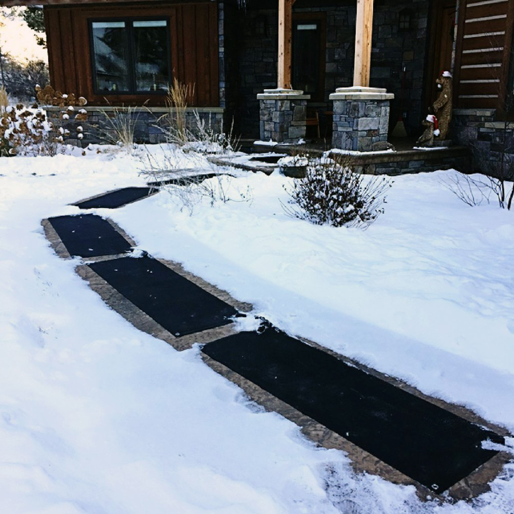 Snow Melting Stair Mat - Heated Stair Mats - Heated walkway paths