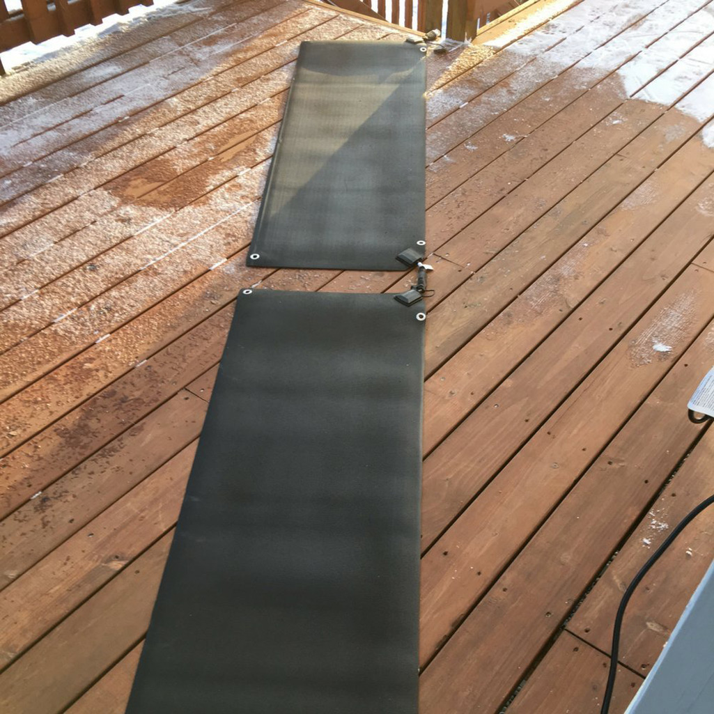 Snow Melting Stair Mat - Heated Stair Mats - Heated walkway paths