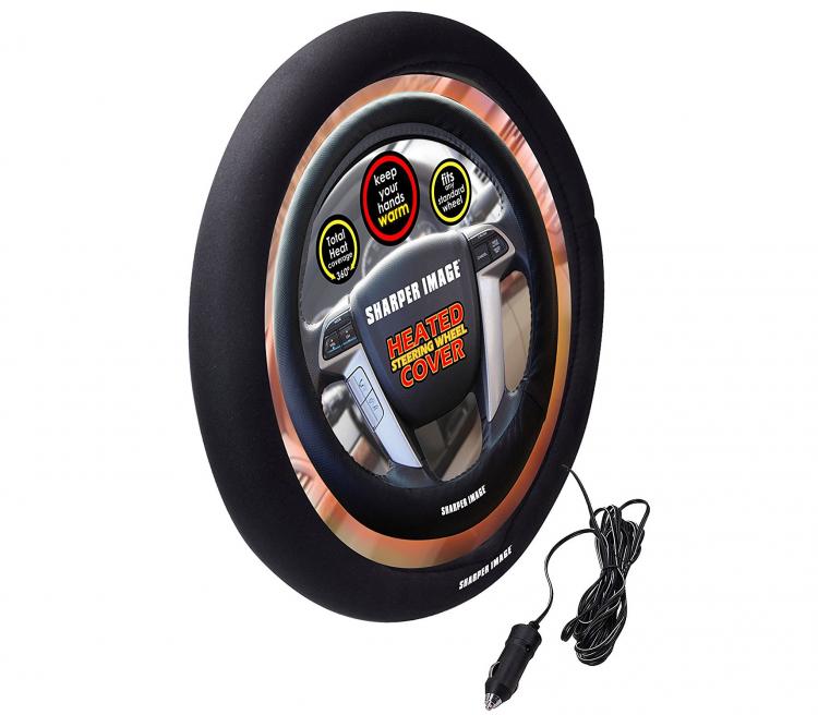 Heated Steering Wheel Cover - Heated steering wheel attachment