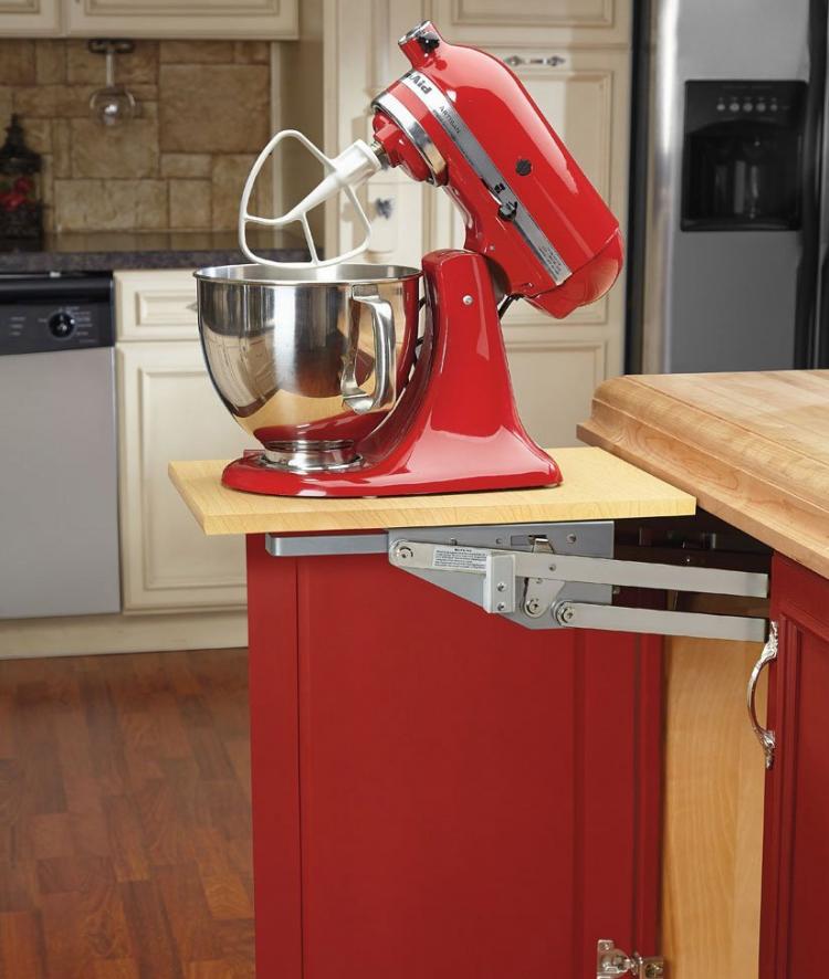 Rev-a-Shelf Heavy-Duty Mixer Lift - Easily access and store your heavy appliances under you cabinet with soft close feature