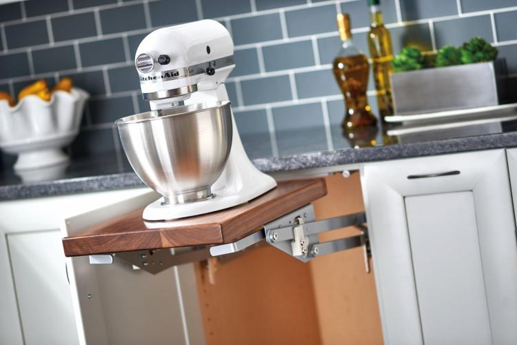 Rev-a-Shelf Heavy-Duty Mixer Lift - Easily access and store your heavy appliances under you cabinet with soft close feature