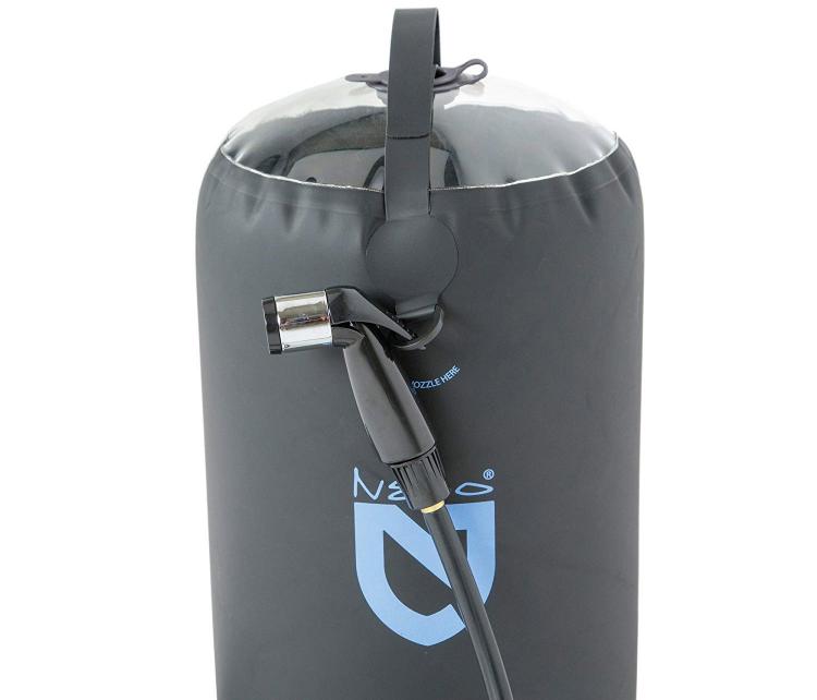 Helio Portable Shower- Foot Pedal Pressurized Shower - Pressure camping shower