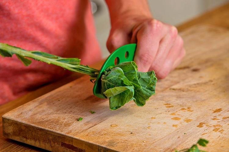 Herb Stripper - Pull herb stems through various sized holes to strip leaves from stem