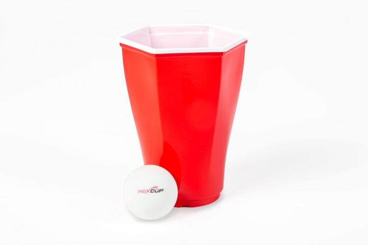 Hexcups - Hexagon Shaped Beer Pong Cups