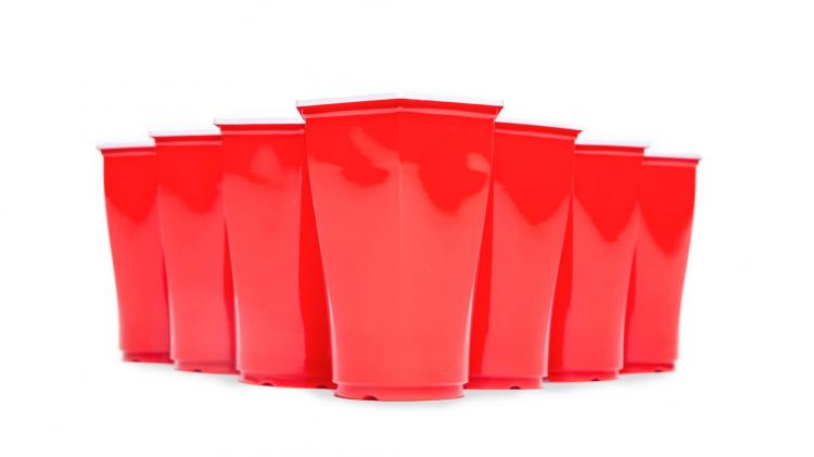 Hexcups - Hexagon Shaped Beer Pong Cups