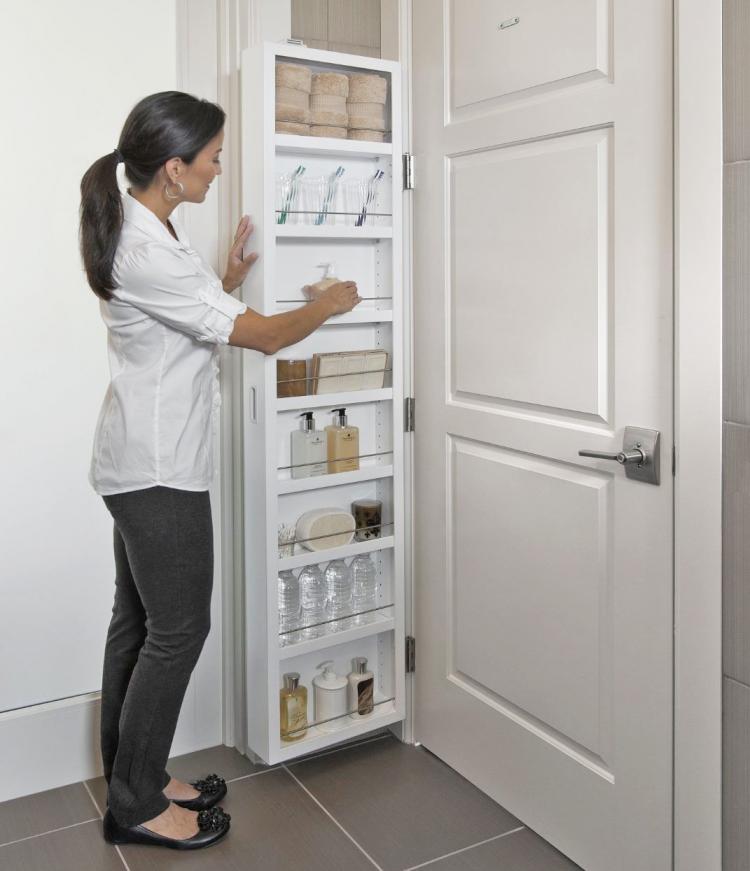 Cabidor Behind The Door Hidden Cabinet Shelving System - Cabinet system that attaches behind any door