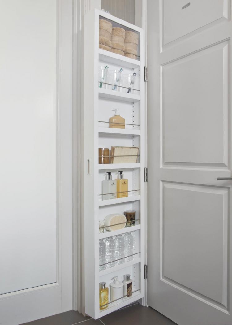 Cabidor Behind The Door Hidden Cabinet Shelving System - Cabinet system that attaches behind any door