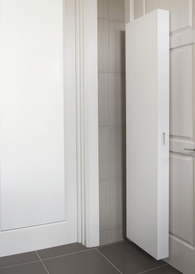 Cabidor Behind The Door Hidden Cabinet Shelving System - Cabinet system that attaches behind any door