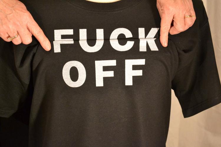 Hidden Message Fuck Off T-Shirt
