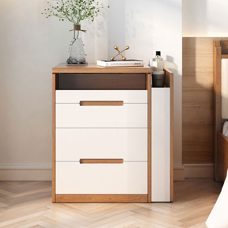 The Ultimate Hideaway Makeup Vanity - Wooden makeup vanity with hidden mirror, chair, and storage