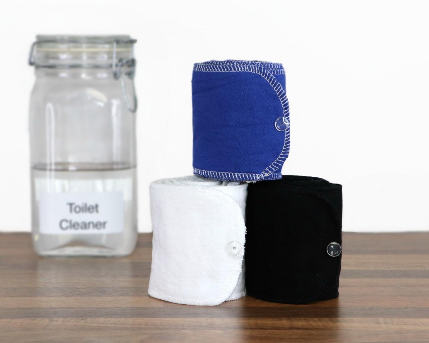 Reusable Toilet Paper With Snaps