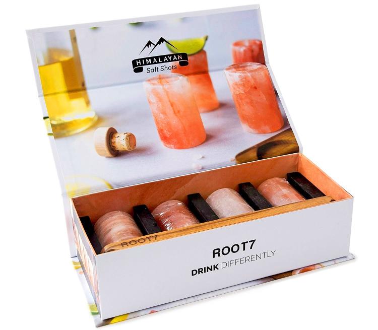 Himalayan Salt Shot Glasses - Tequila shot glasses made from salt